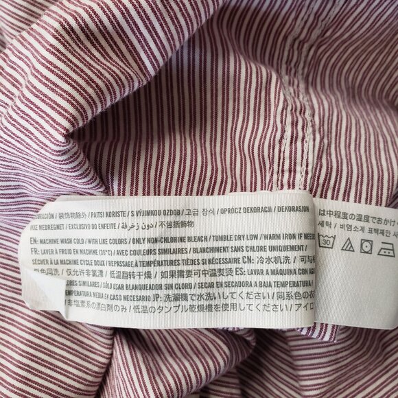 Abercrombie & Fitch Mens Super Slim Fit Button Up Shirt Size XXL Striped Office - Picture 5 of 6